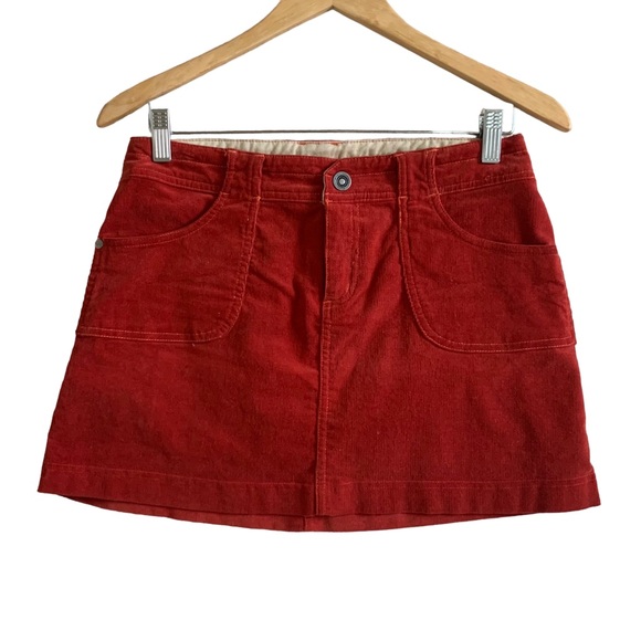 KUHL Kory Skirt Corduroy Outdoors Hiking Burnt Sienna Size 2 - Picture 2 of 7